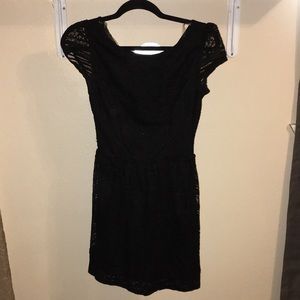 Black lace dress
